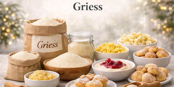 Grieß vielseitige Zutat für süße & herzhafte Küche